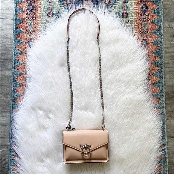 {rebecca minkoff} jean crossbody bag purse neutral - Picture 5 of 16